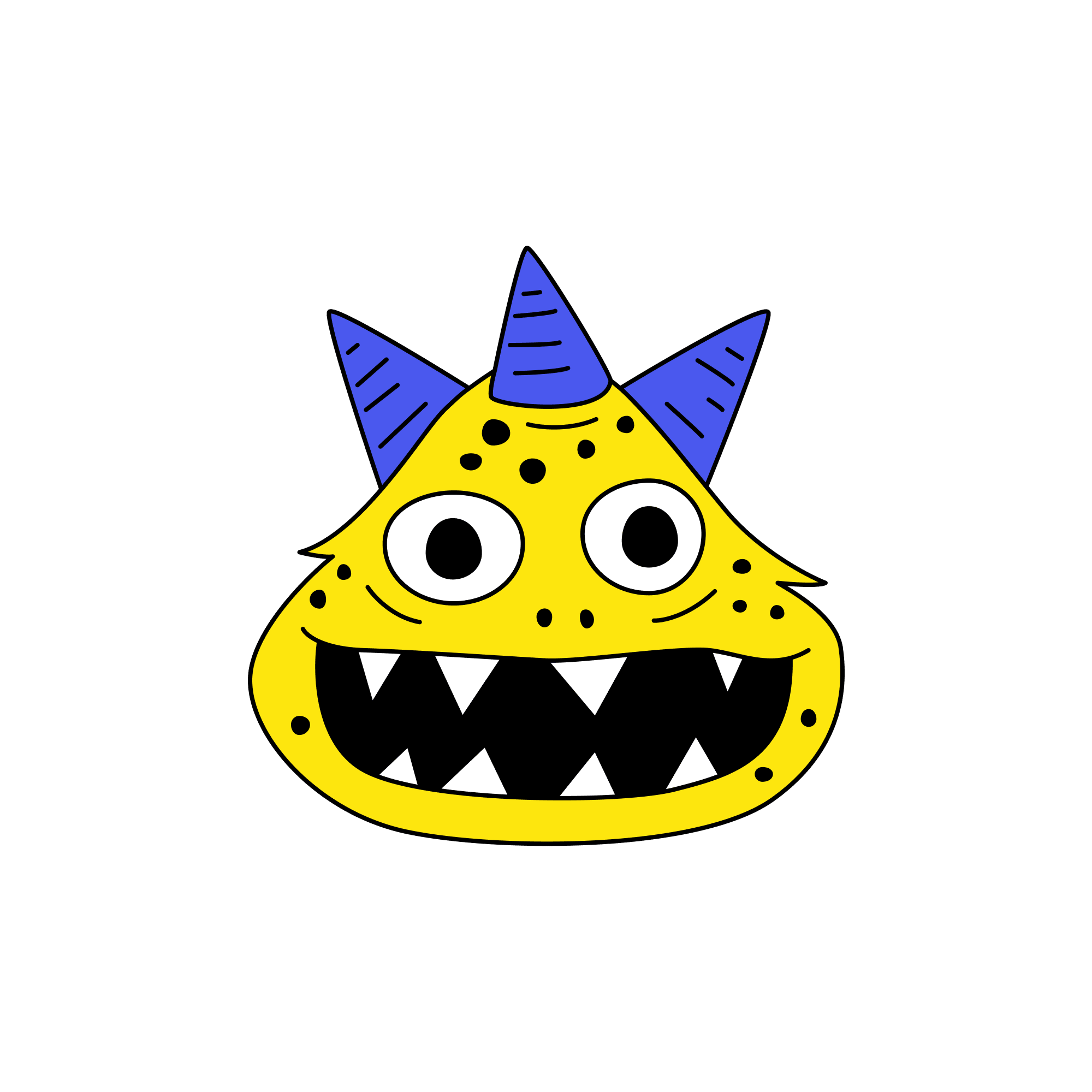 Triangle Crown Monster_filled